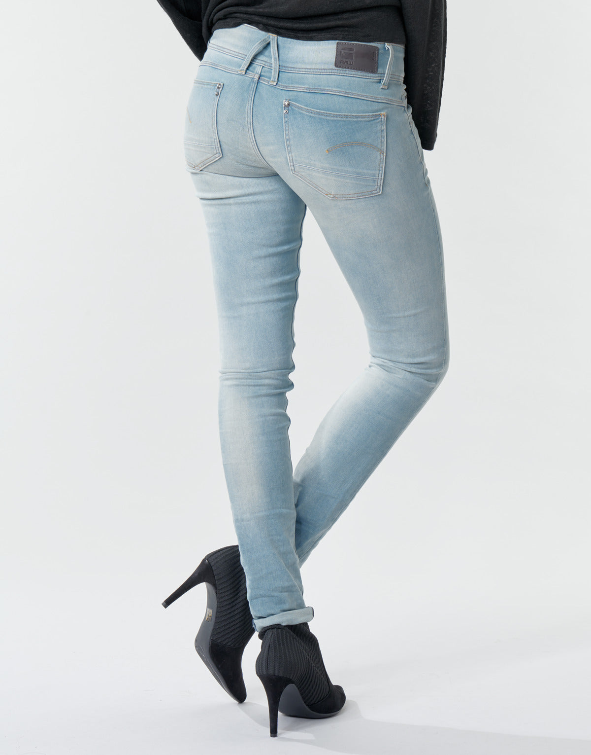 Jeans skynny Donna G-Star Raw  Lynn Mid Skinny Wmn  Blu