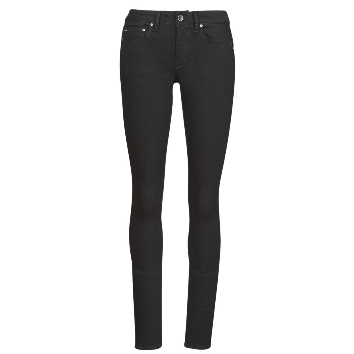 Jeans skynny Donna G-Star Raw  Midge Zip Mid Skinny Wmn  Nero