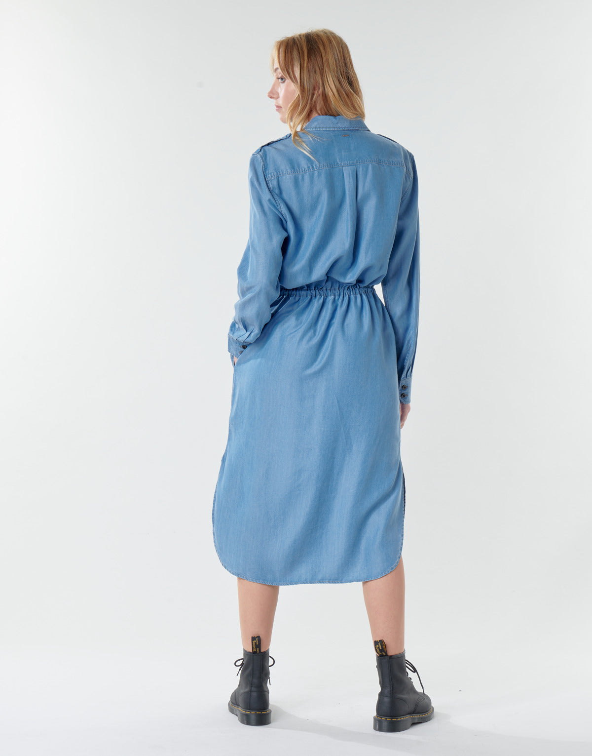 Abito lungo Donna G-Star Raw  Rovic maxi shirt dress ls  Blu