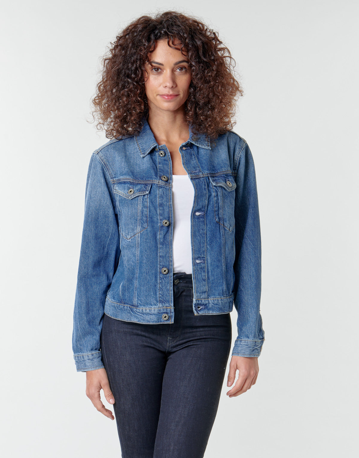 Giacca in jeans Donna G-Star Raw  3301 Straight Dnm Jkt Wmn  Blu