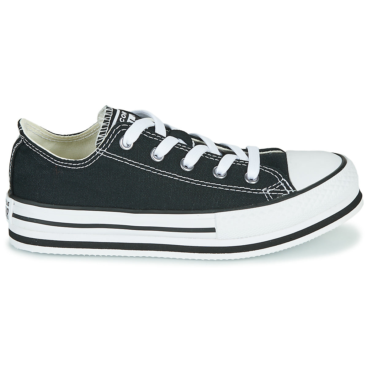 Scarpe bambini ragazza Converse  CHUCK TAYLOR ALL STAR EVA LIFT EVERYDAY EASE OX  Nero