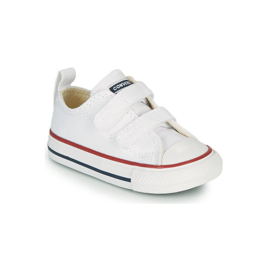 Scarpe bambini ragazza Converse  CHUCK TAYLOR ALL STAR 2V FOUNDATION OX  Bianco