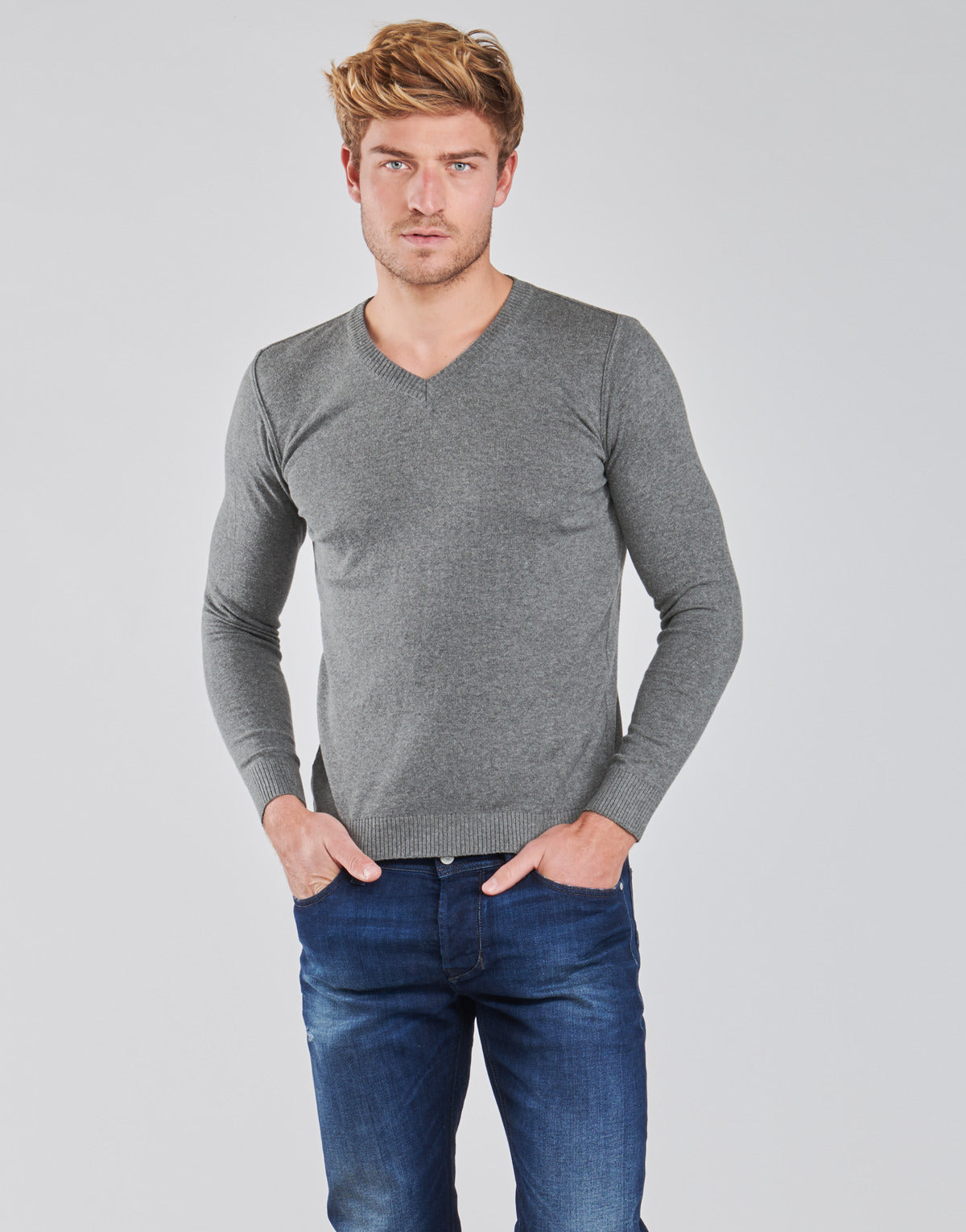 Maglione Uomo BOTD  OOMAN  Grigio