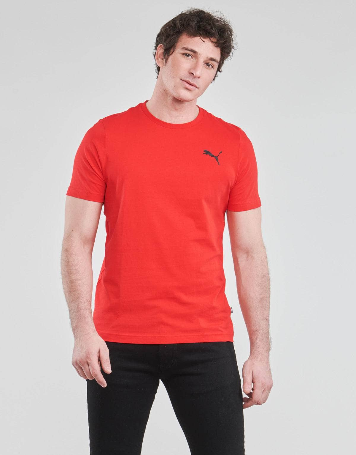 T-shirt Uomo Puma  ESS TEE  Rosso