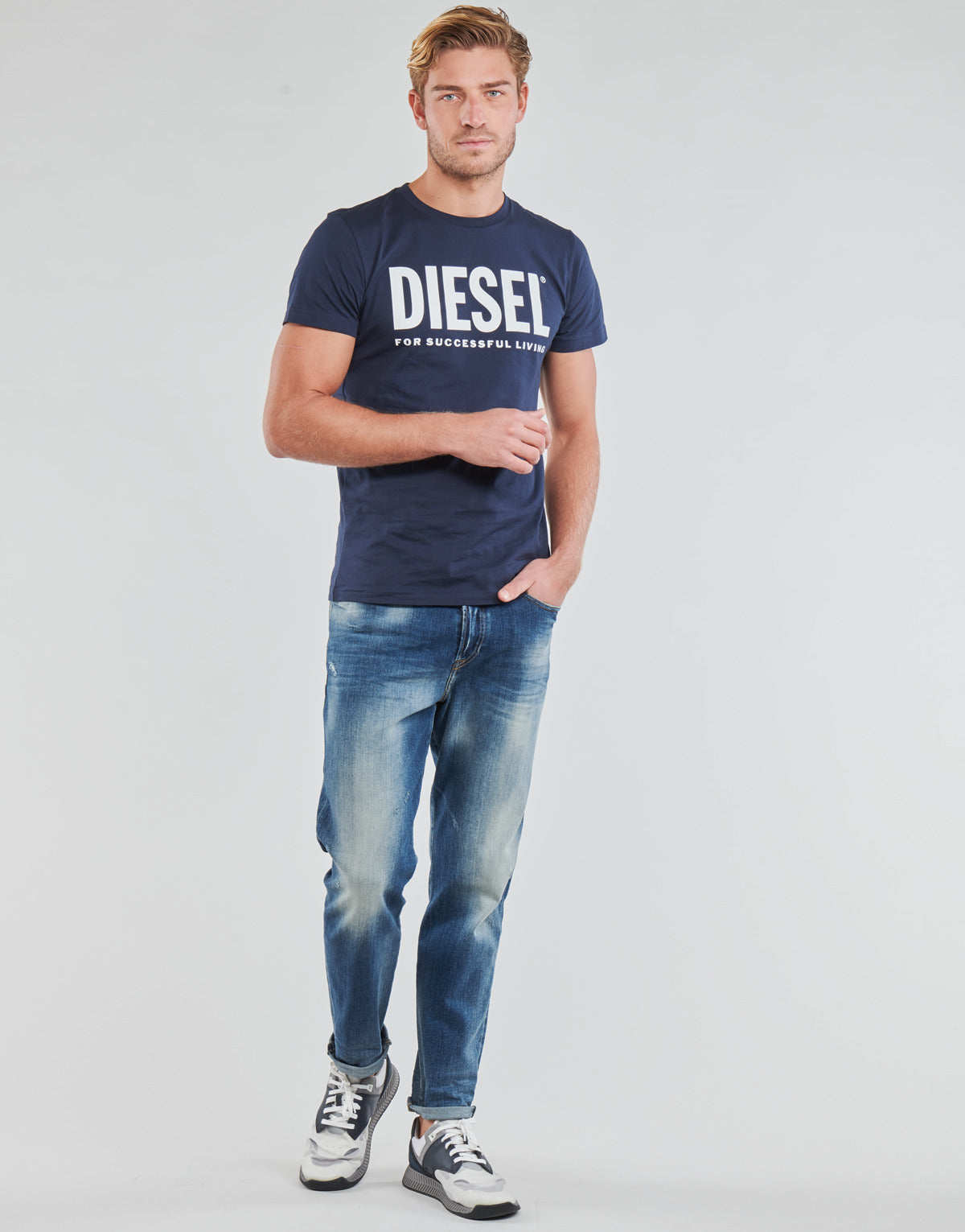 Jeans Uomo Diesel  D-FINNING  Blu