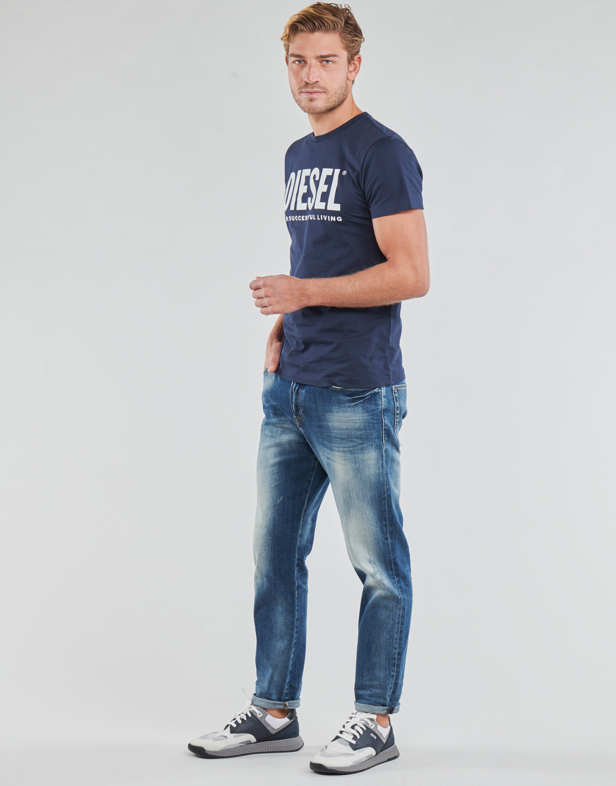 Jeans Uomo Diesel  D-FINNING  Blu