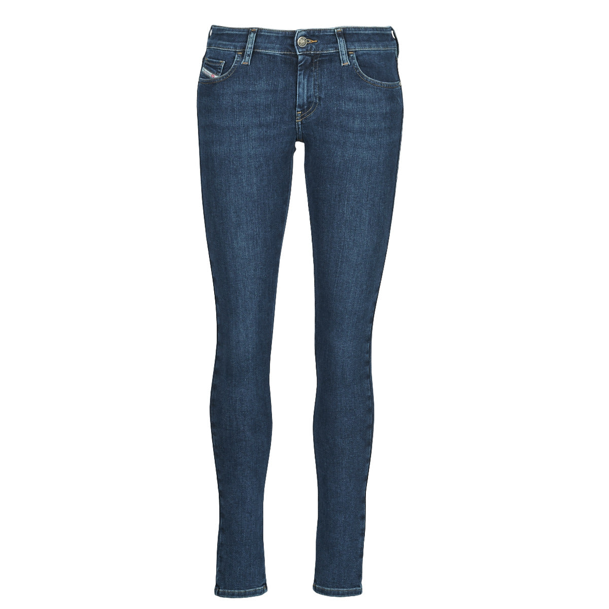 Jeans skynny Donna Diesel  SLANDY-LOW  Blu