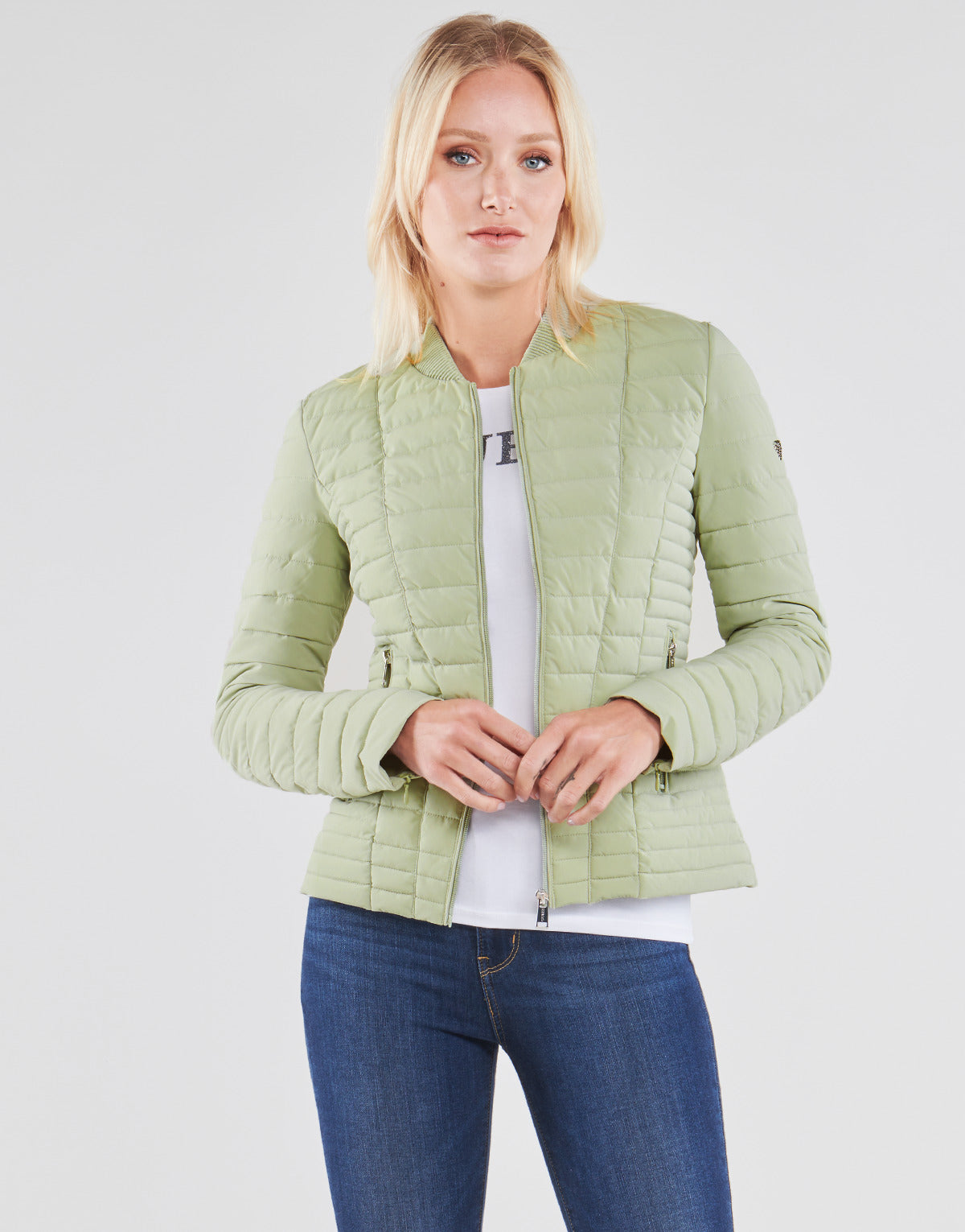 Piumino Donna Guess  VERA JACKET  Verde