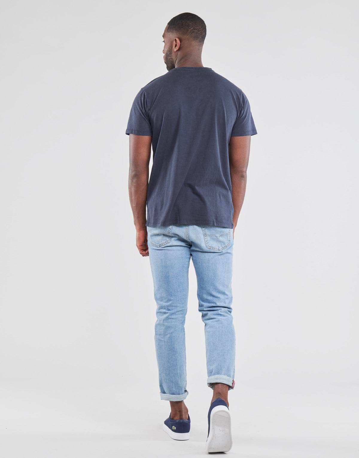 T-shirt Uomo Guess  LOGO ORGANIC BASIC CN SS TEE  Blu