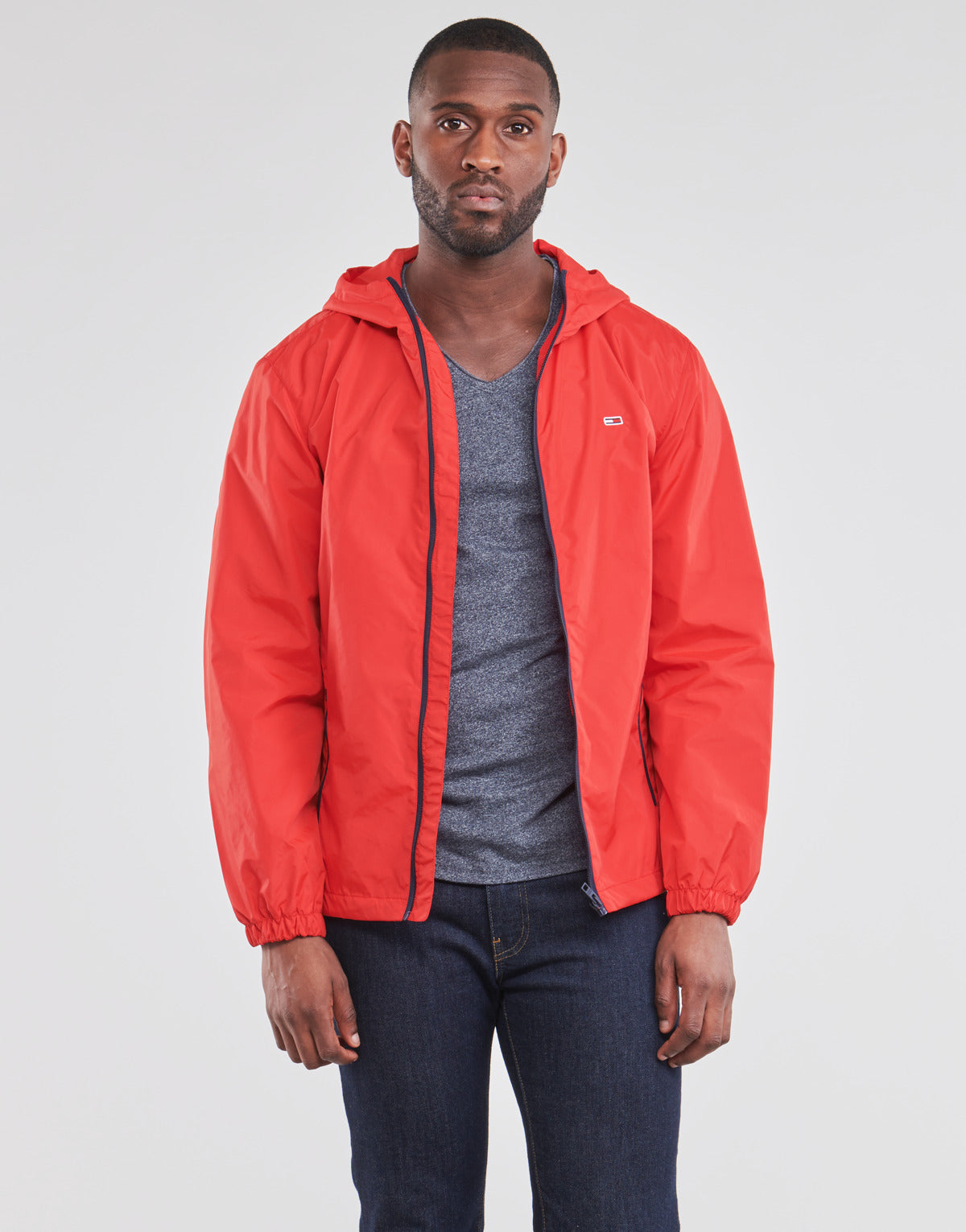 giacca a vento Uomo Tommy Jeans  TJM PACKABLE WINDBREAKER  Rosso