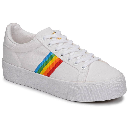 Sneakers basse Donna Gola  ORCHID PLATEFORM RAINBOW  Bianco