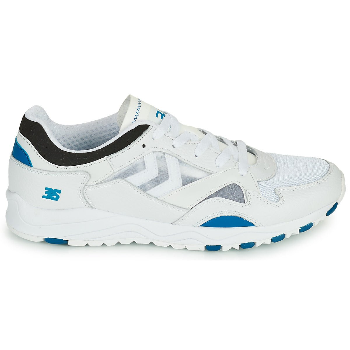 Sneakers Uomo hummel  EDMONTON 3S LEATHER  Blu