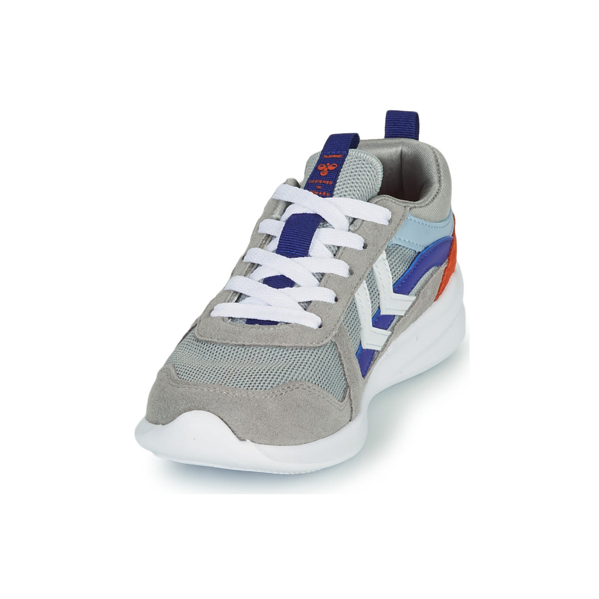 Scarpe bambini ragazzo hummel  BOUNCE JR  Grigio