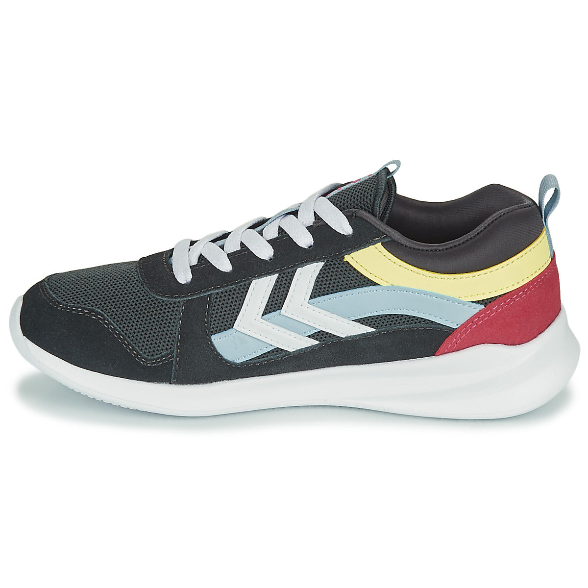 Scarpe bambini ragazzo hummel  BOUNCE JR  Grigio