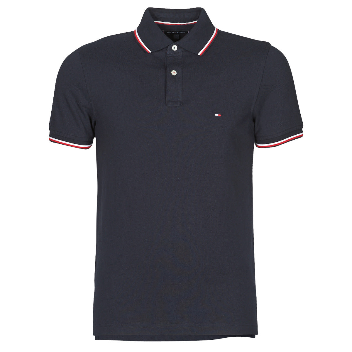 Polo Uomo Tommy Hilfiger  TOMMY TIPPED SLIM POLO  Blu