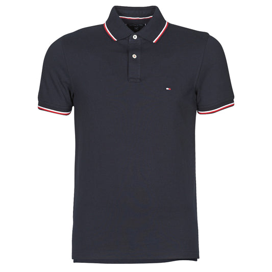 Polo Uomo Tommy Hilfiger  TOMMY TIPPED SLIM POLO  Blu