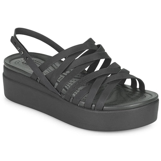 Sandali Donna Crocs  CROCS BROOKLYN STRAPPY LOWWDGW  Nero