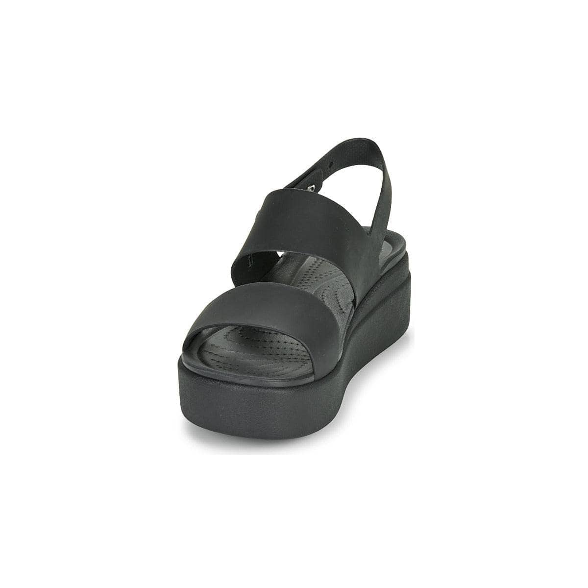 Sandali Donna Crocs  CROCS BROOKLYN LOW WEDGE W  Nero