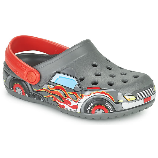 Scarpe bambini ragazzo Crocs  FLTRUCKBANDCLOG K  Grigio