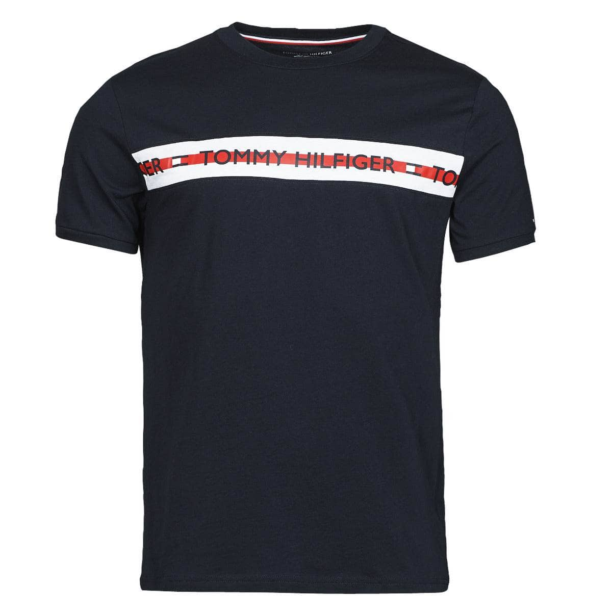 T-shirt Uomo Tommy Hilfiger  CN SS TEE LOGO  Blu