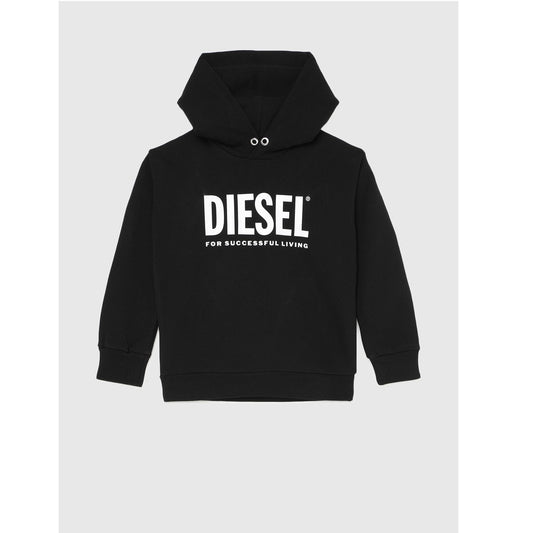 Felpa ragazza Diesel  SDIVISION LOGO  Nero