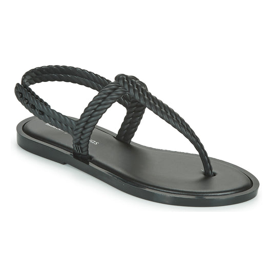 Infradito Donna Melissa  FLASH SANDAL + SALINAS  Nero