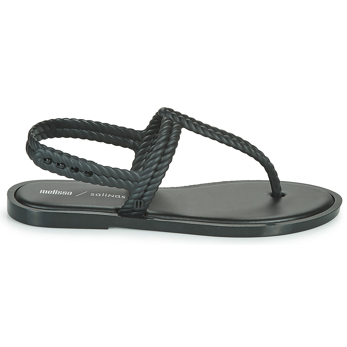 Infradito Donna Melissa  FLASH SANDAL + SALINAS  Nero