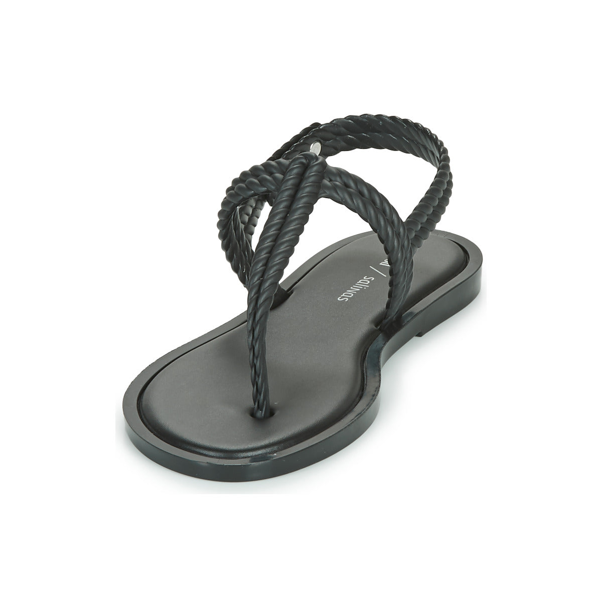 Infradito Donna Melissa  FLASH SANDAL + SALINAS  Nero