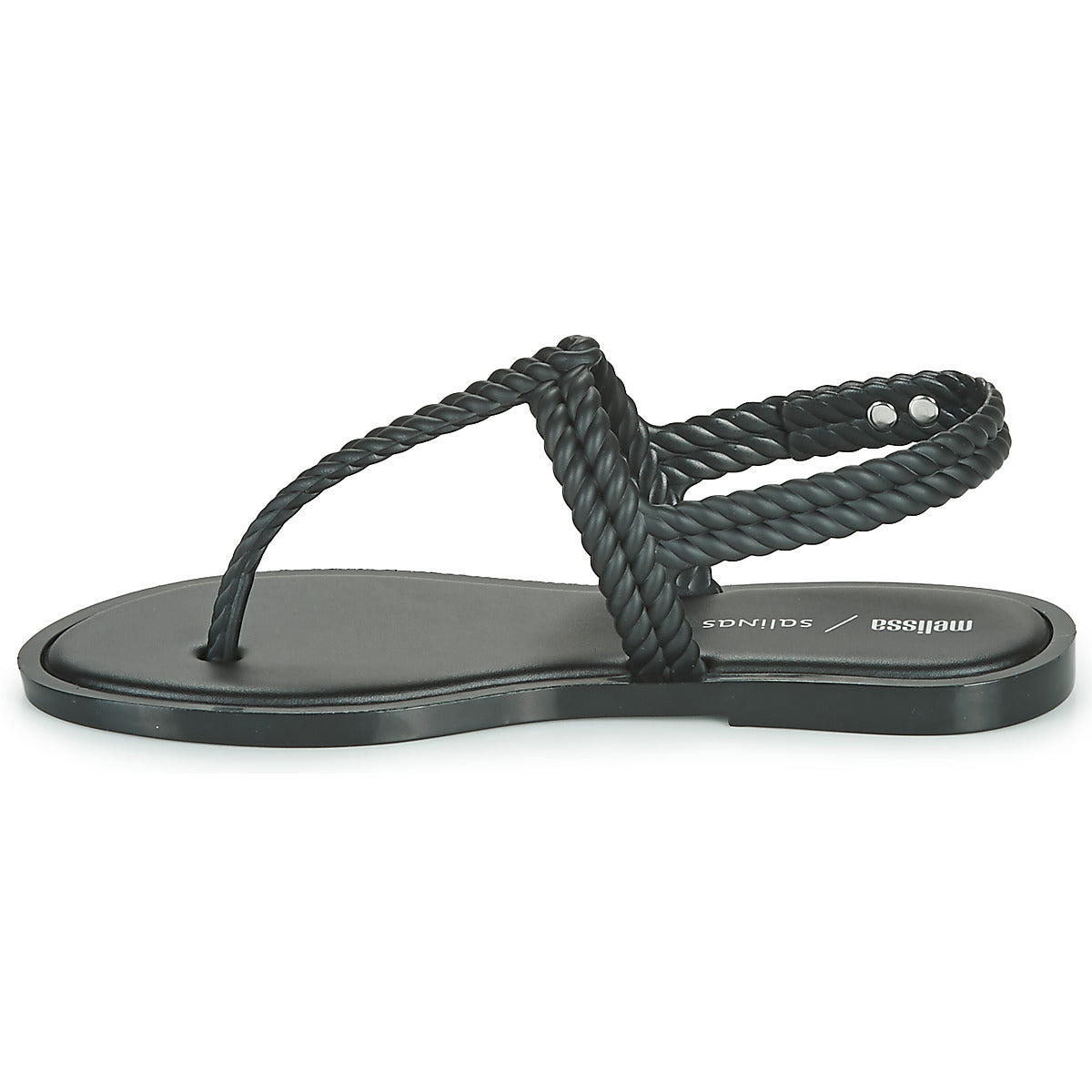 Infradito Donna Melissa  FLASH SANDAL + SALINAS  Nero