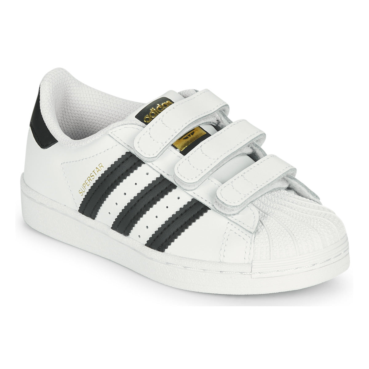 Scarpe bambini ragazzo adidas  SUPERSTAR CF C  Bianco