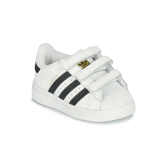 Scarpe bambini ragazzo adidas  SUPERSTAR CF I  Bianco