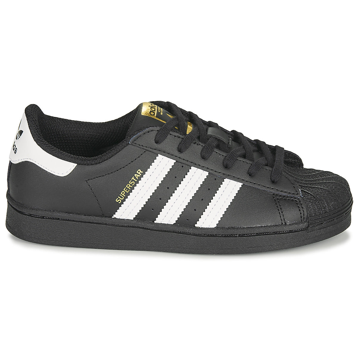 Scarpe bambini ragazza adidas  SUPERSTAR C  Nero