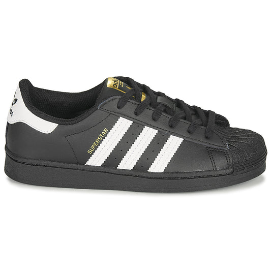 Scarpe bambini ragazza adidas  SUPERSTAR C  Nero