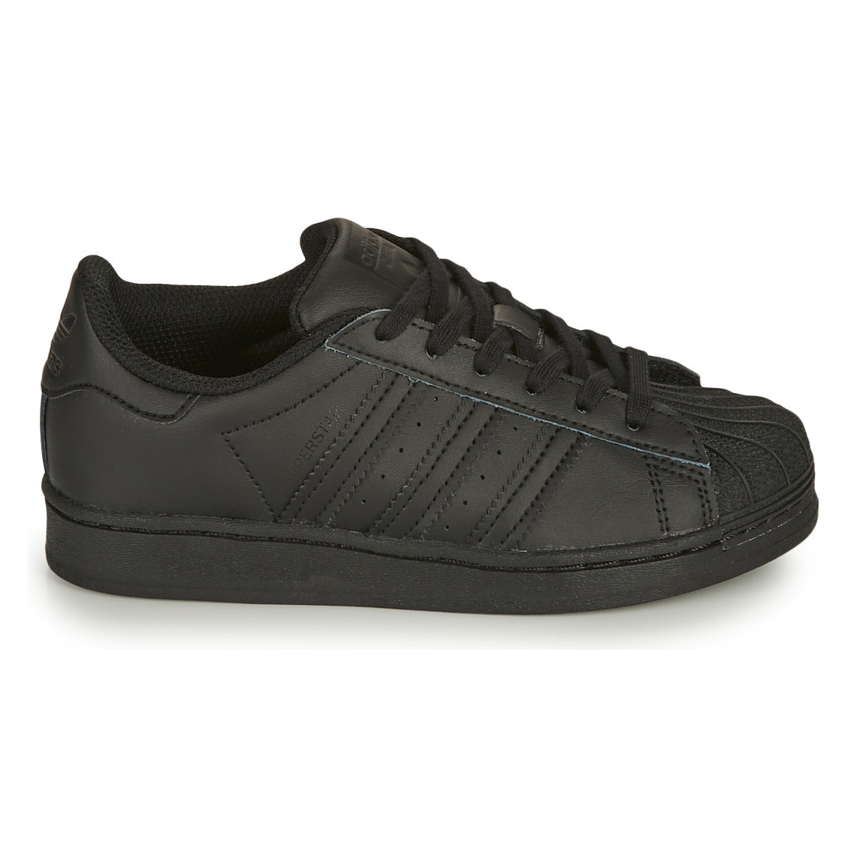 Scarpe bambini ragazza adidas  SUPERSTAR C  Nero