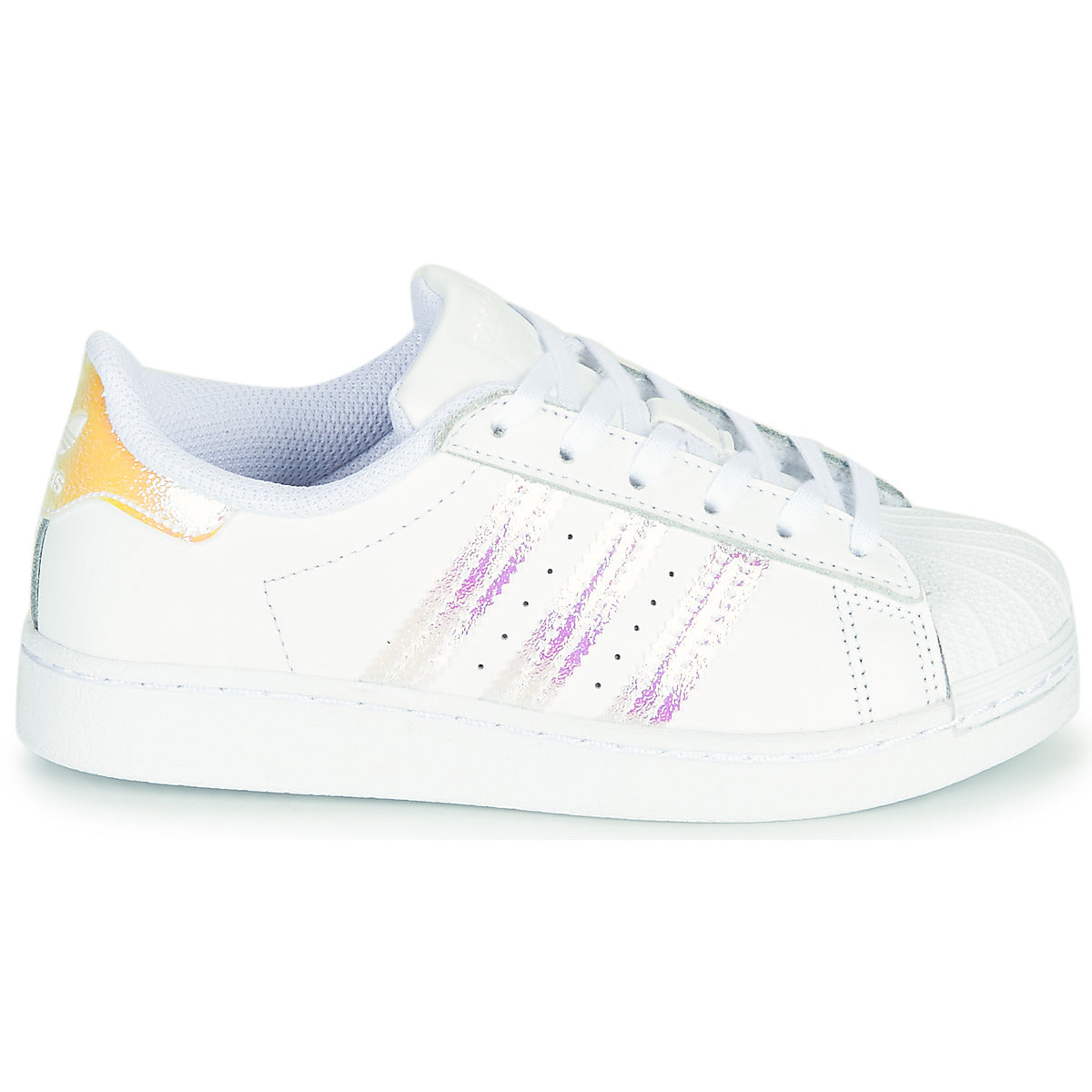 Scarpe bambini ragazza adidas  SUPERSTAR C  Bianco