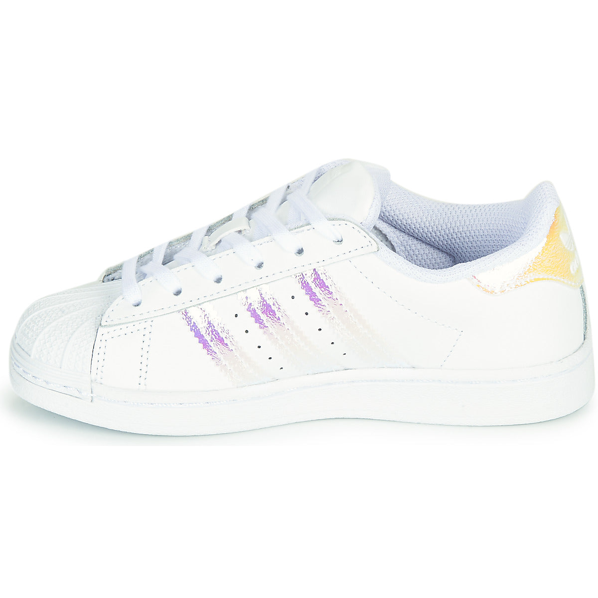 Scarpe bambini ragazza adidas  SUPERSTAR C  Bianco