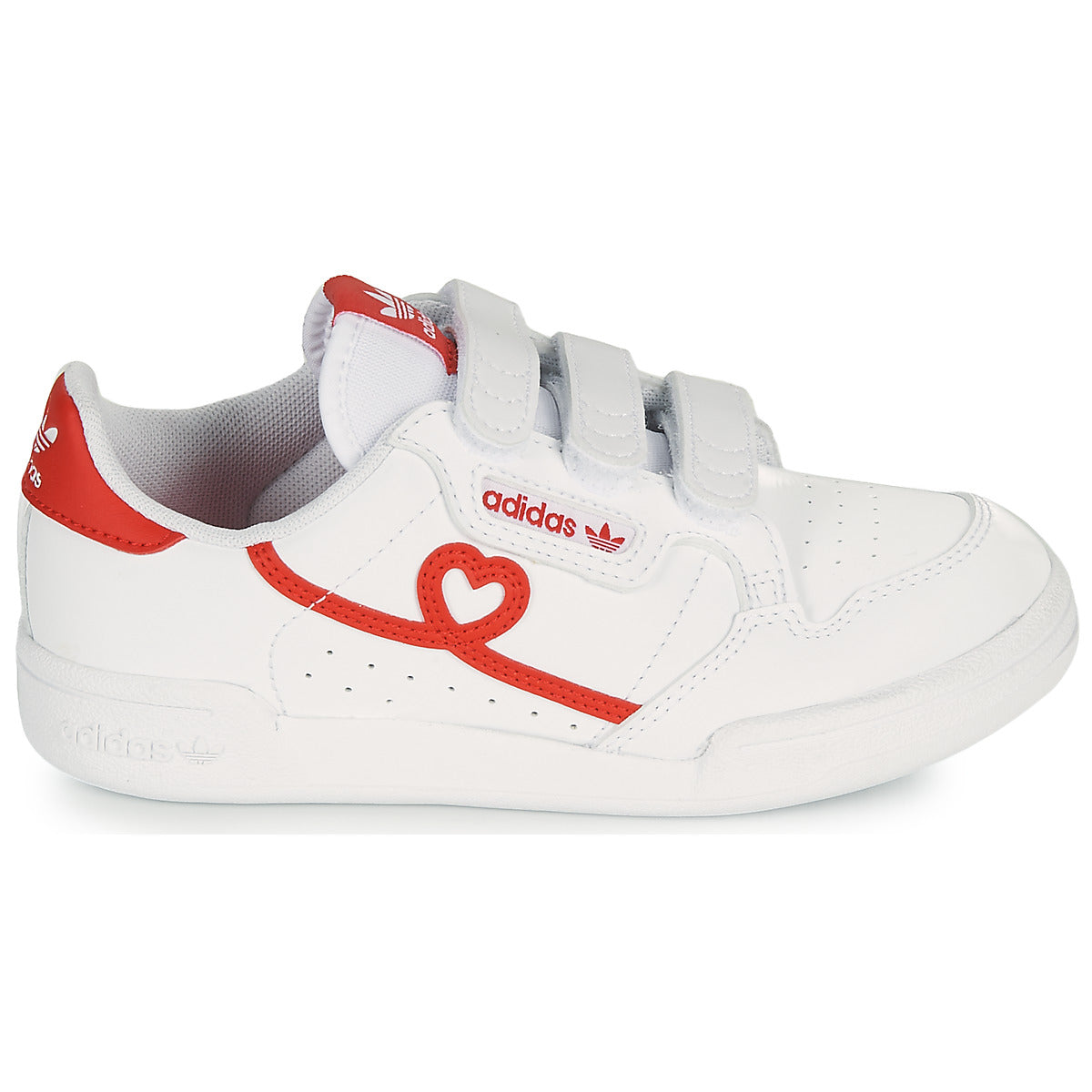 Scarpe bambini ragazza adidas  CONTINENTAL 80 CF C  Bianco