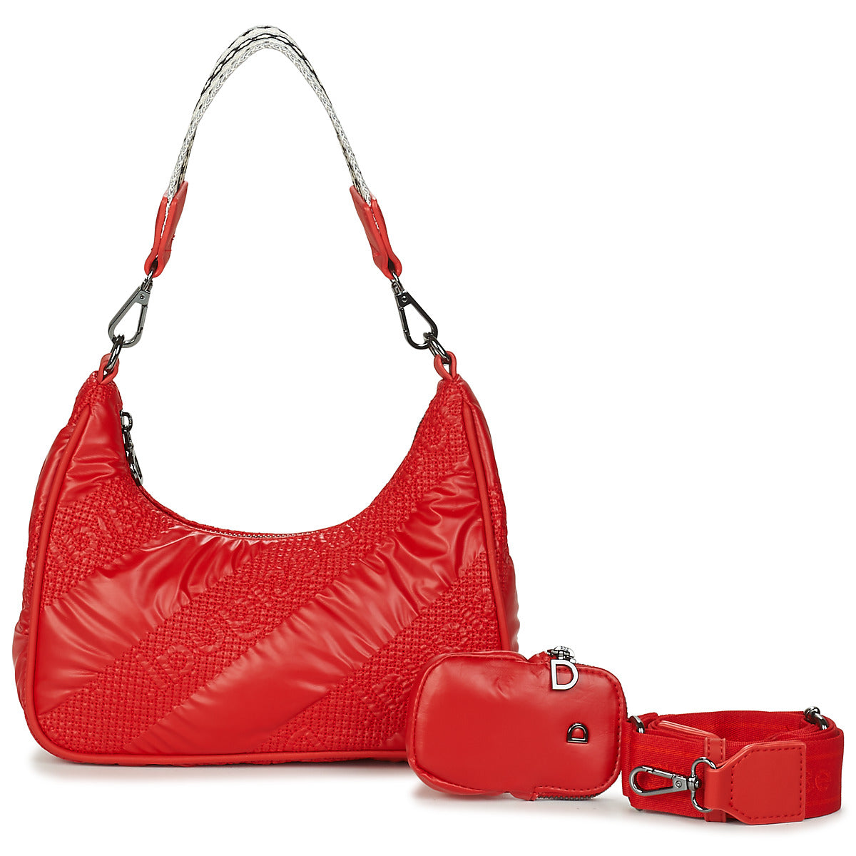 Borsa a spalla Donna Desigual  BOLS_TAIPEI MEDLEY  Rosso