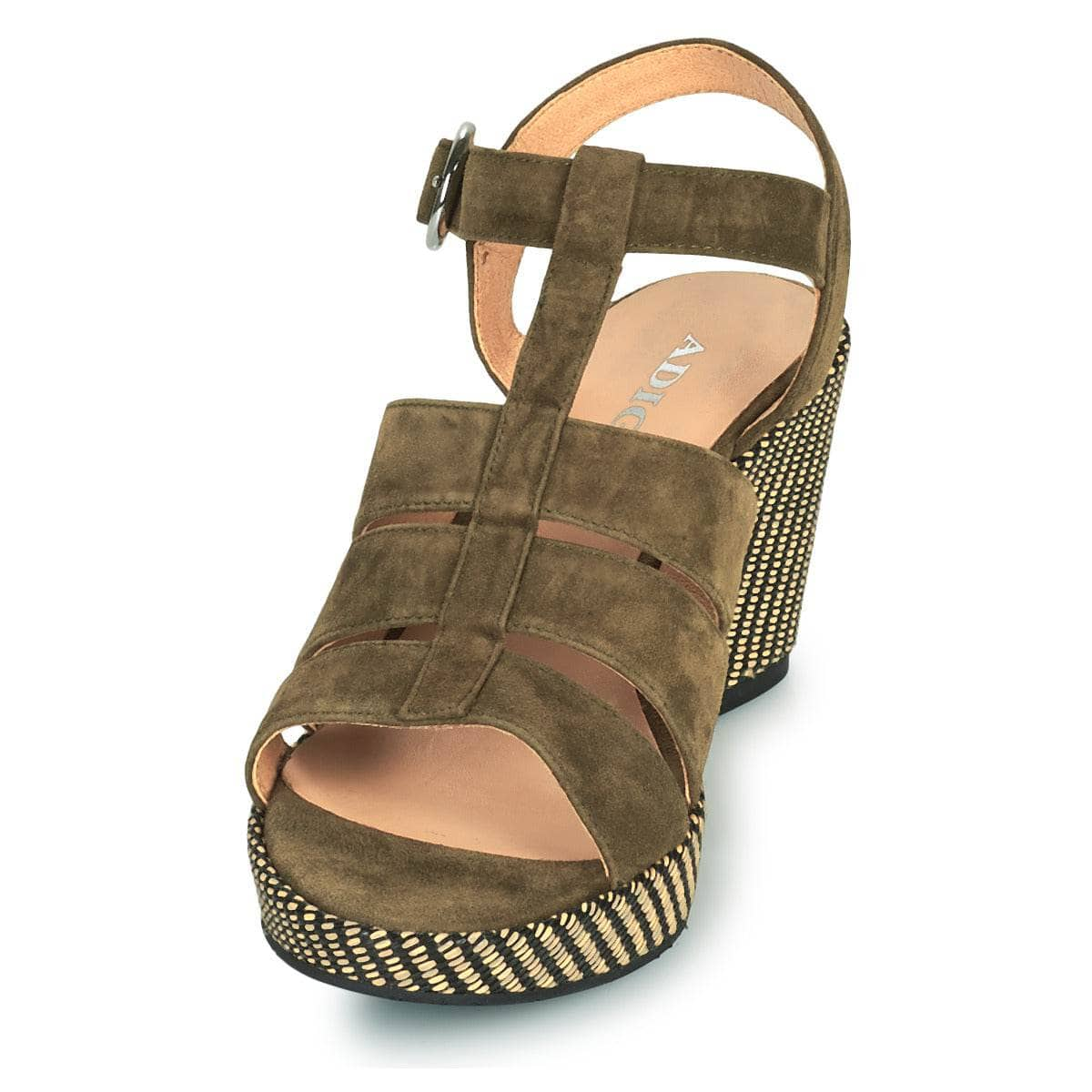 Sandali Donna Adige  FLORY V5 VELOURS MILITAIRE  Kaki