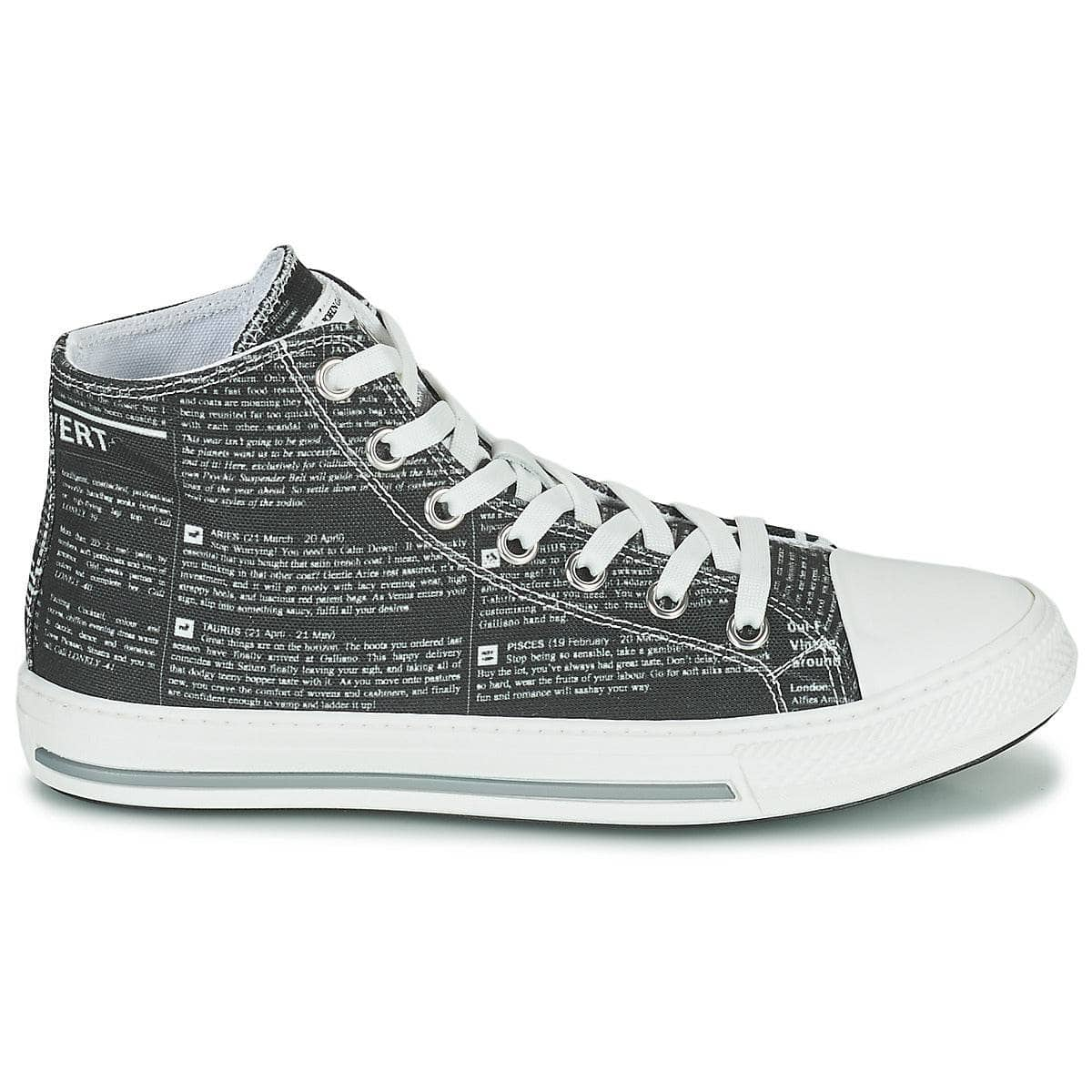 Sneakers alte Donna John Galliano  GERMAINE  Nero