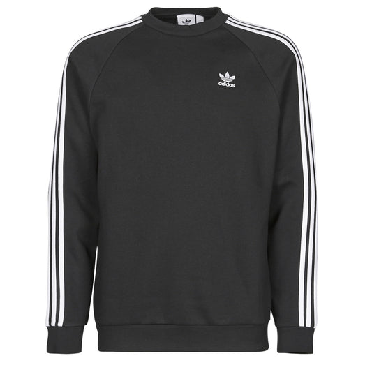 Felpa Uomo adidas  3-STRIPES CREW  Nero