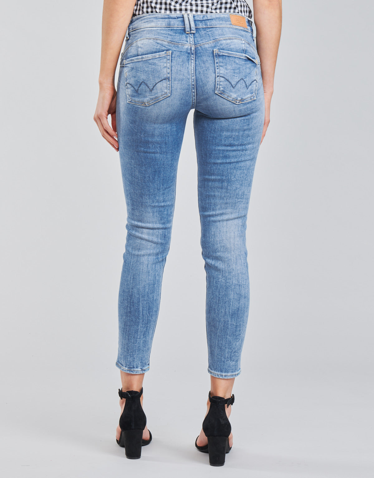 Jeans Slim Donna Le Temps des Cerises  PULP SLIM 7/8  Blu