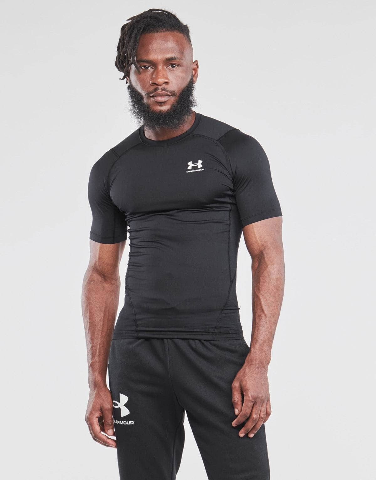 T-shirt Uomo Under Armour  UA HG ARMOUR COMP SS  Nero