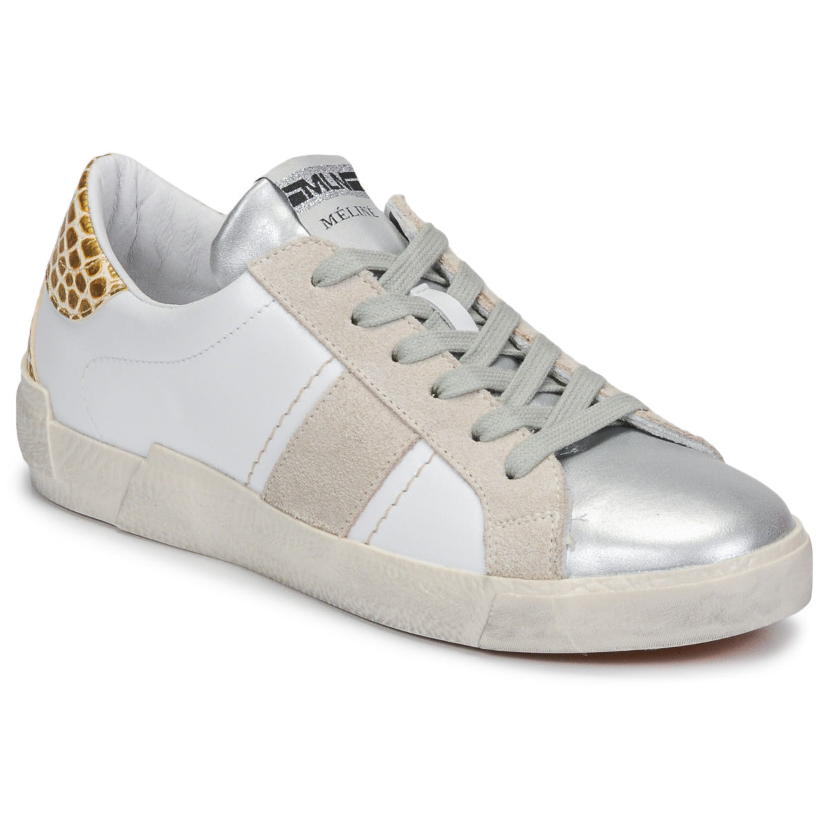 Sneakers basse Donna Meline  NK1381  Bianco