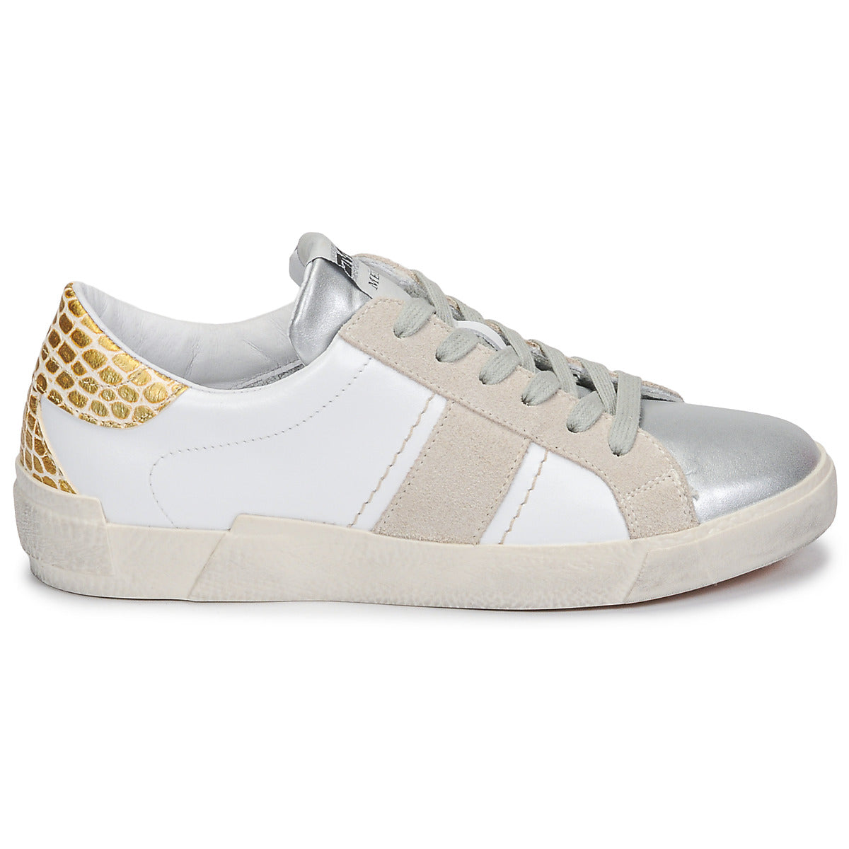 Sneakers basse Donna Meline  NK1381  Bianco