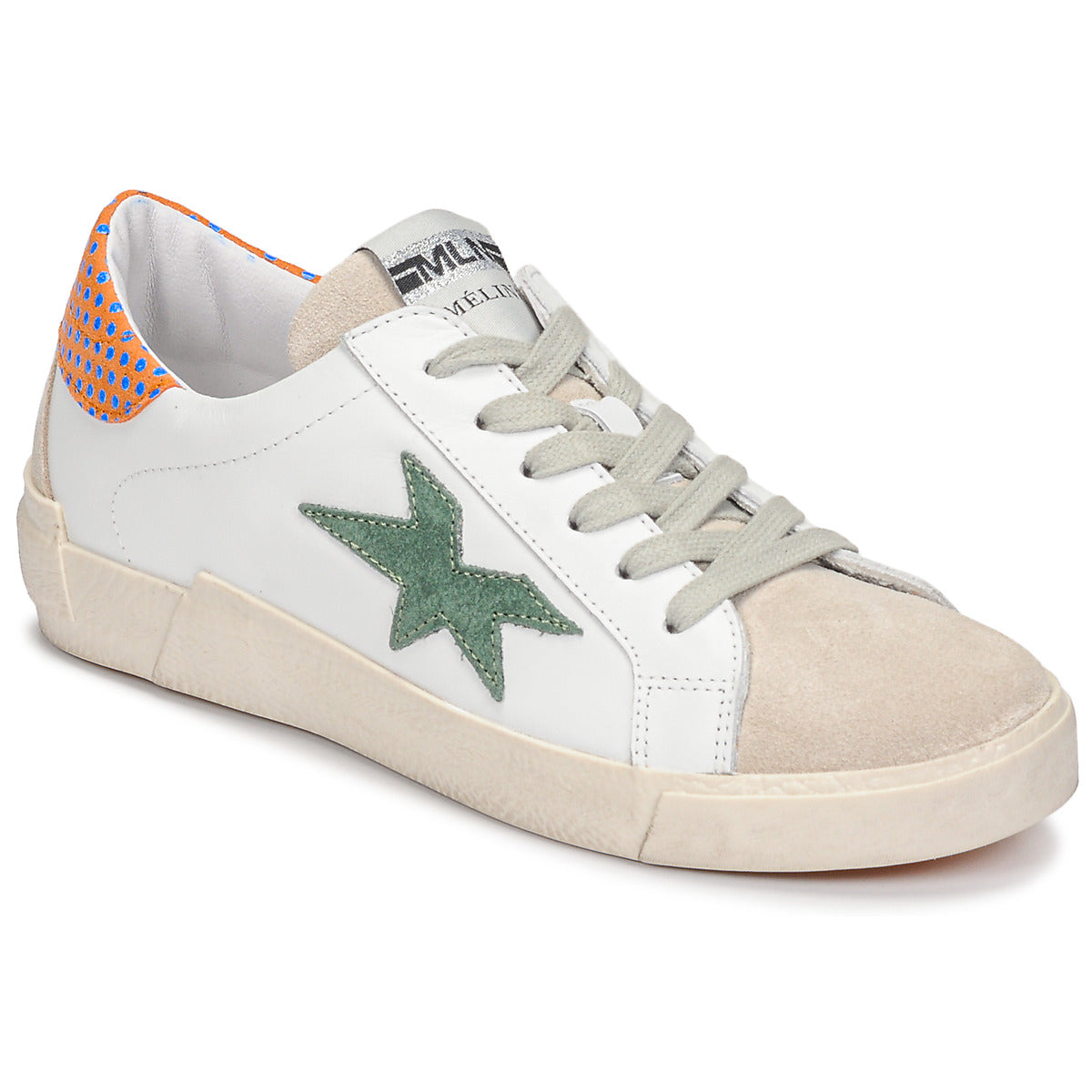 Sneakers basse Donna Meline  NK1364  Bianco