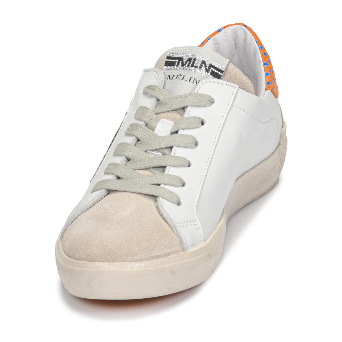 Sneakers basse Donna Meline  NK1364  Bianco