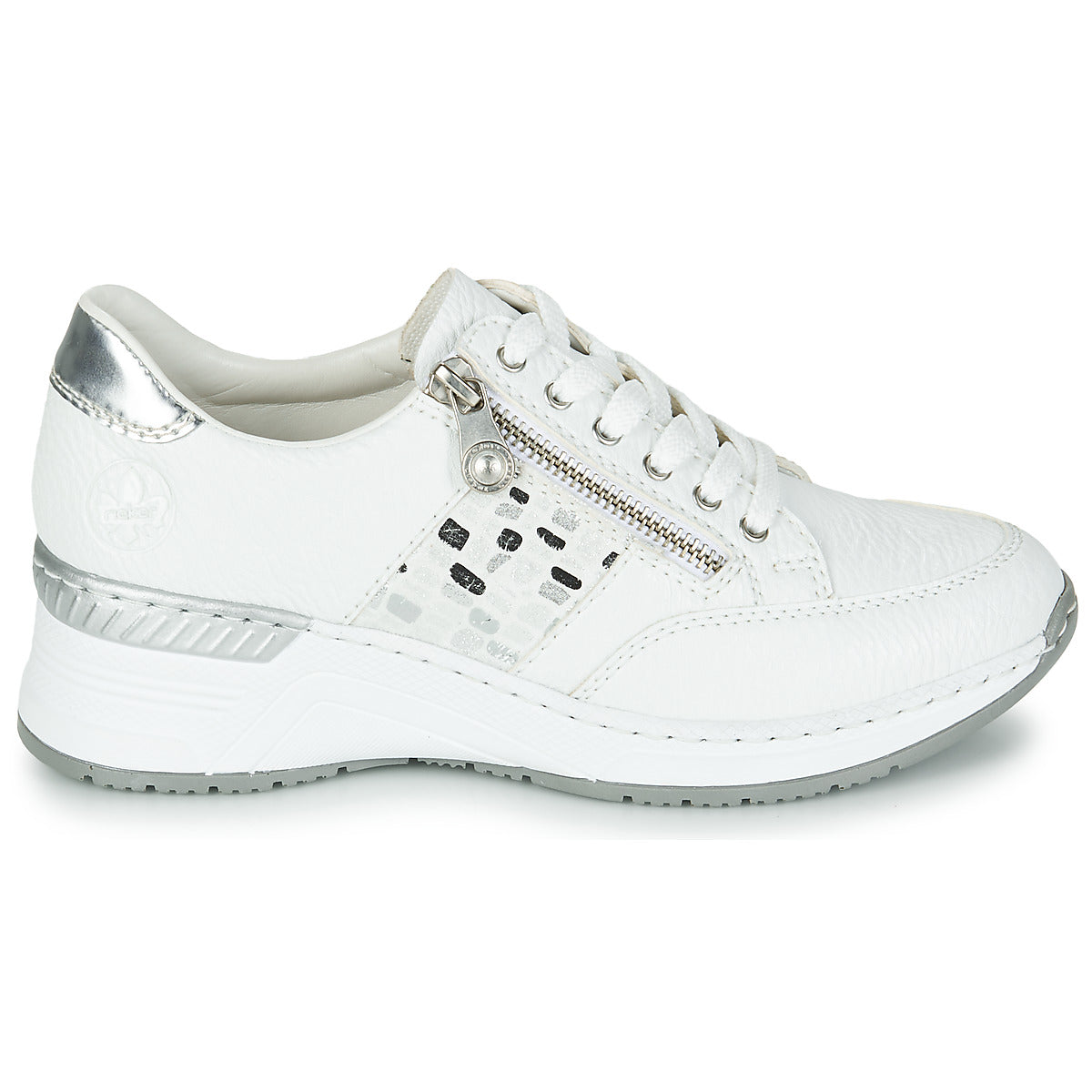 Sneakers basse Donna Rieker  GRAMI  Bianco