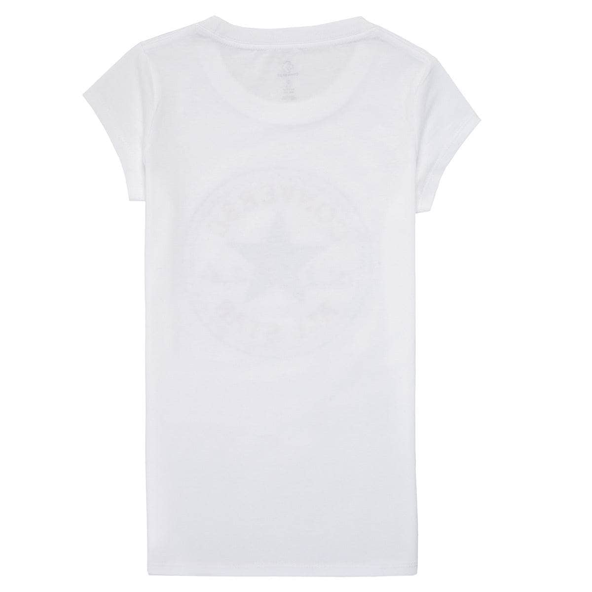 T-shirt ragazza Converse  TIMELESS CHUCK PATCH TEE  Bianco