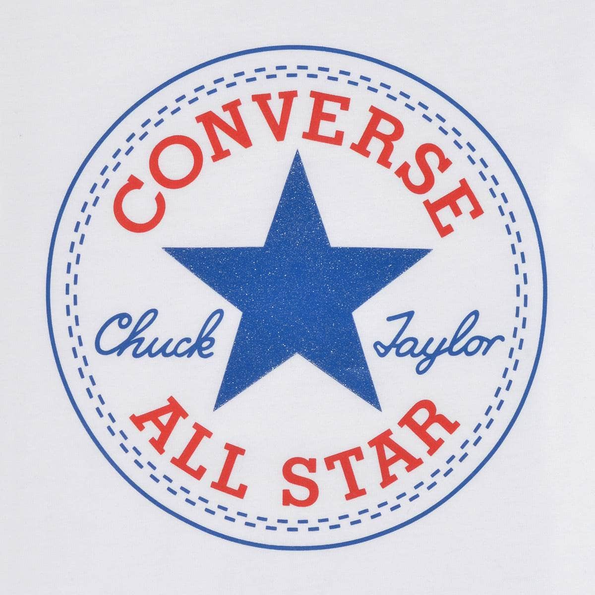 T-shirt ragazza Converse  TIMELESS CHUCK PATCH TEE  Bianco